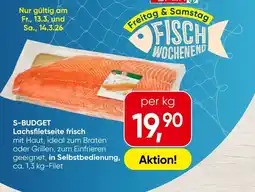 Spar S-budget lachsfiletseite frisch Angebot