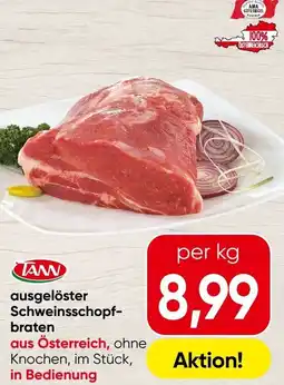 Spar ausgelöster Schweinsschopfbraten Angebot