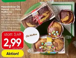 Spar Meisterbäcker Ölz Marmor oder Party Muffins 2er Angebot