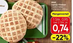 Spar SPAR Lepinja Pitabrot traditionelles Fladenbrot Angebot