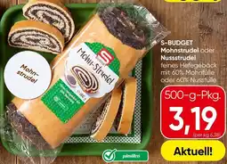 Spar S-BUDGET Mohnstrudel oder Nussstrudel Angebot