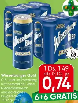 Spar Wieselburger Gold Angebot