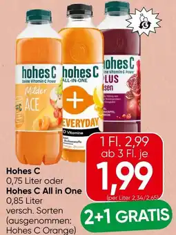 Spar Hohes C oder Hohes C All in One Angebot