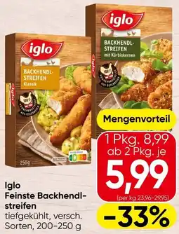 Spar Iglo Feinste Backhendl- streifen Angebot