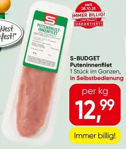 Spar S-BUDGET Puteninnenfilet Angebot
