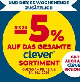Billa Auf das gesamte clever sortiment Angebot