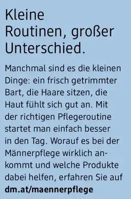 dm Kleine Routinen großer Unterschied Angebot