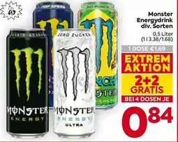 Billa Monster Energydrink Angebot