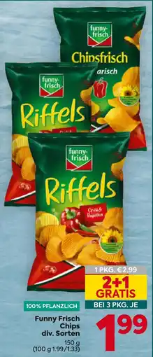 Billa Funny Frisch Chips Angebot