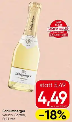 Spar Schlumberger Angebot