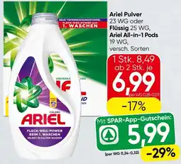 Spar Ariel Pulver Angebot