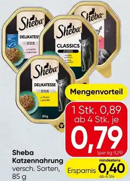 Spar Sheba Katzennahrung Angebot