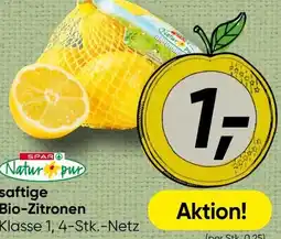 Spar saftige Bio-Zitronen Angebot