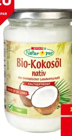 Interspar Spar Natur pur Bio-Kokosöl Nativ Angebot