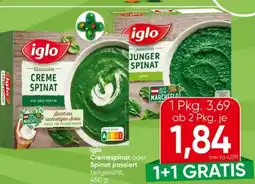 Spar Iglo Cremespinat Angebot