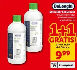 Interspar DeLonghi Entkalker EcoDecalk Angebot
