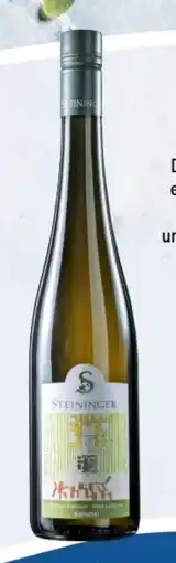 Interspar Weingut Steininger Grüner Veltliner Ried Loisium Kamptal Reserve Angebot
