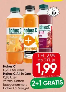 Spar Hohes C Multivitaminsaft Angebot