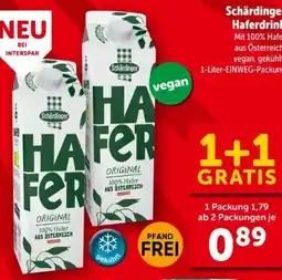 Interspar Schärdinger Haferdrink Angebot