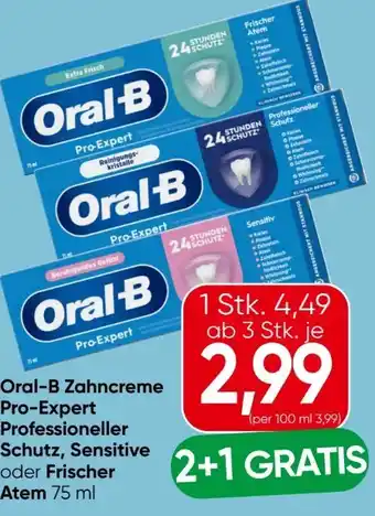 Eurospar Oral-B Zahncreme Pro Expert Angebot