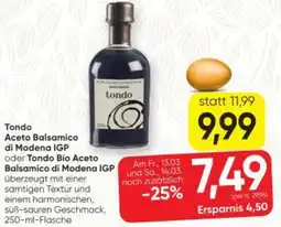 SPAR Gourmet Tondo aceto balsamico di modena igp Angebot
