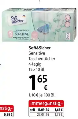 dm Soft&Sicher Angebot