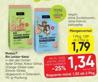 SPAR Gourmet Nussyy Bio Lecker Keksi Angebot