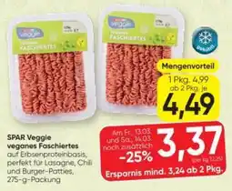 SPAR Gourmet Spar veggie veganes faschiertes Angebot