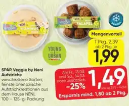 SPAR Gourmet Spar veggie by neni aufstriche Angebot