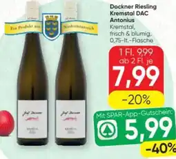 SPAR Gourmet Dockner riesling kremstal dac antonius Angebot