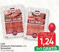 SPAR Gourmet Loidl Kantwurst Putensalami Angebot