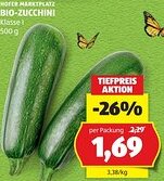 Hofer Bio zucchini Angebot