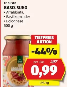 Hofer Basis sugo Angebot