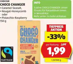 Hofer Choco changer Angebot