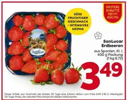 Billa SanLucar Erdbeeren Angebot