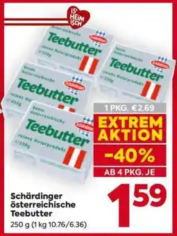 Billa Schärdinger österreichische Teebutter Angebot