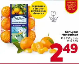 Billa SanLucar Mandarinen Angebot