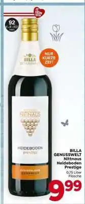 Billa BILLA GENUSSWELT Nittnaus Heideboden Prestige Angebot