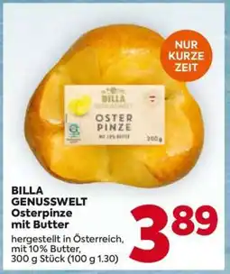 Billa BILLA GENUSSWELT Osterpinze mit Butter Angebot