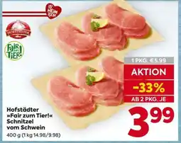 Billa Hofstädter Fair zum Tier! Schnitzel vom Schwein Angebot