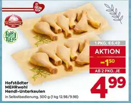 Billa Hofstädter Mehrwohl Hendl-Unterkeulen Angebot