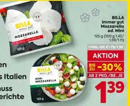Billa BILLA immer gut Mozzarella od. Mini Angebot