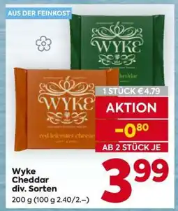 Billa Wyke Cheddar div. Sorten Angebot