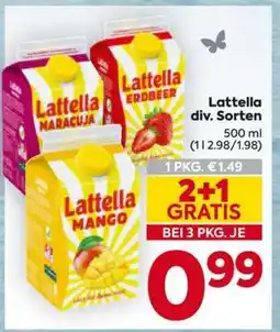 Billa Lattella div. Sorten Angebot