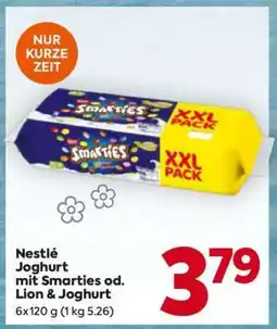 Billa Nestlé Joghurt mit Smarties od. Lion & Joghurt Angebot