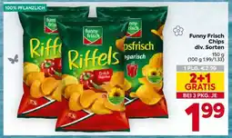 Billa Funny-Frisch Chips div. Sorten Angebot