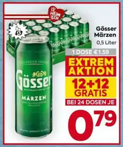 Billa Gösser Märzen, 0,5 Liter Angebot