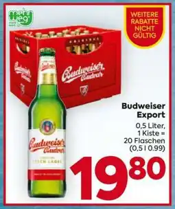 Billa Budweiser Export Angebot