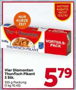 Billa Vier Diamanten Thunfisch Pikant 3 Stk Angebot