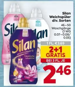 Billa Silan Weichspüler div. Sorten Angebot
